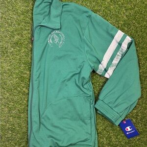 Champion Mesh Green Athletic Top